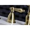 Kingston Brass KB1797ALBS 8" Widespread Kitchen Faucet W/ Brass Sprayer, Brushed Brass KB1797ALBS - alternate 4